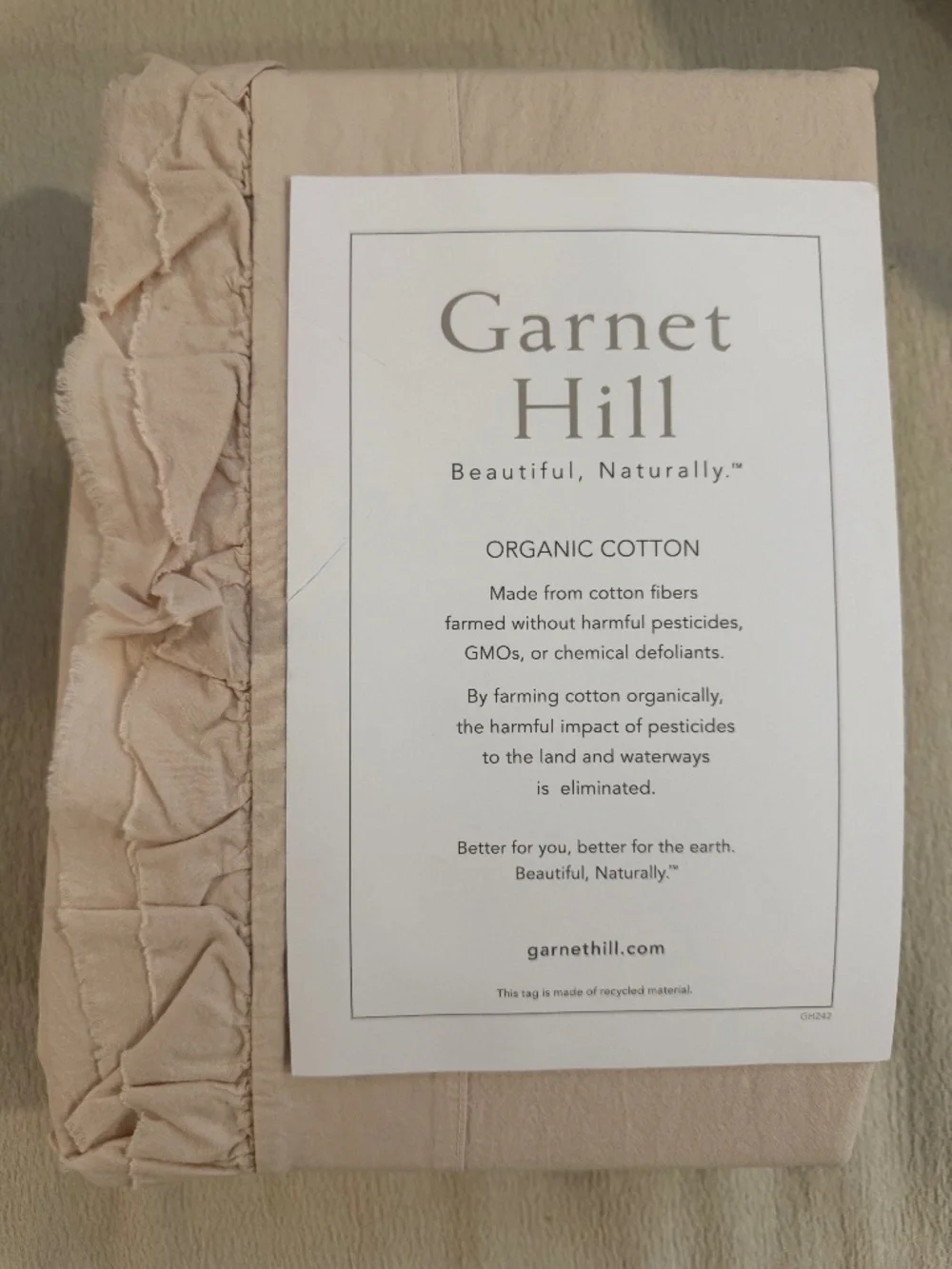Garnet Hill Organic Cotton Duvet ( queen)